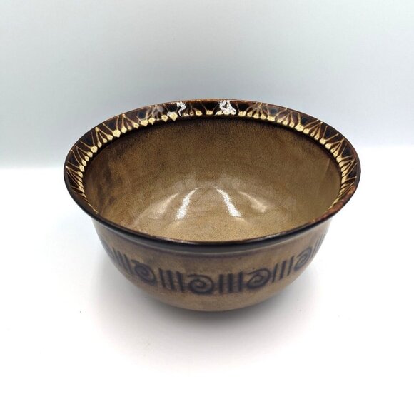 RARE Lewis & Risa Dimm Studio Pottery Mixing Bowl PORCELAIN 8.5" Livingston Fine